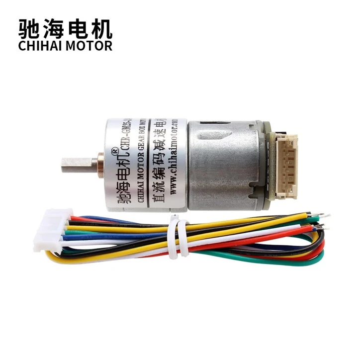 Dc Gear Motor With Encoder AB Dual Phase Encoder